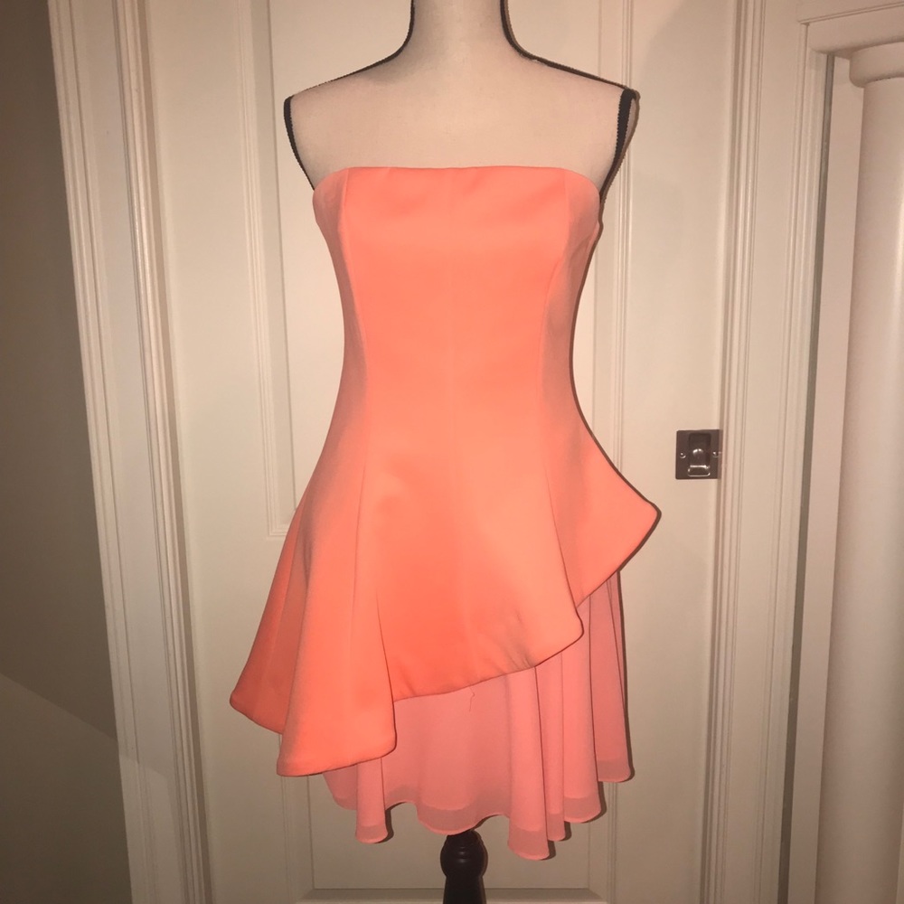 Do & Be coral strapless dress